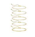 Dainty 14K Gold Plated Bracelets for Women, Stackable Satellite Paperclip Lip Bracelet Set Tiny Lip Dot Chain Box Link for Handmade Gift Minimalist Cute Trendy Jewelry Gold Accessories for Women
