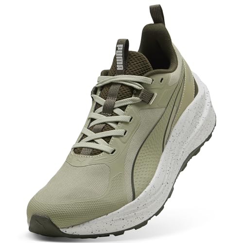 Puma Men's Flare PRO Trail Running Shoes, Dark Olive-Lux Army-Desert Dust, 11