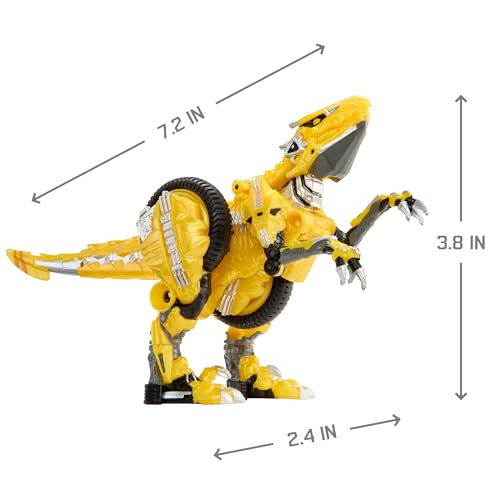 Armorsaurs Evolver Blaze Transforming Raptor to Vehicle Toy, 2-in-1 Dino Figure with Multi-Step Conversion, Kids, Boys, Girls, Ages 6+