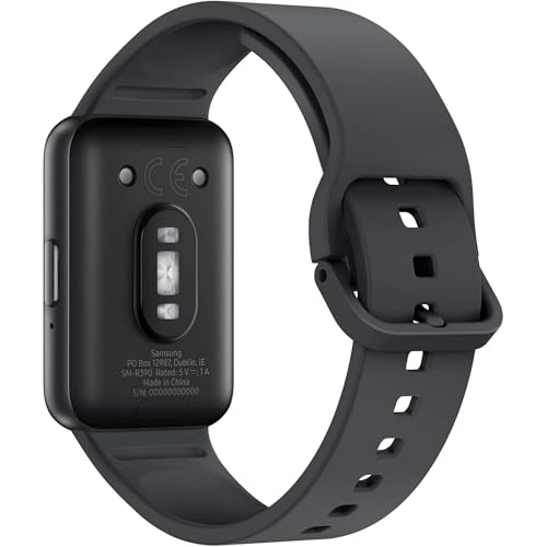 SAMSUNG Galaxy FIT 3 [2024] 1.6" AMOLED Display | 14 Days Battery Life | 100+ Watchfaces | 100+ Exercise Modes | International Model - (Black)
