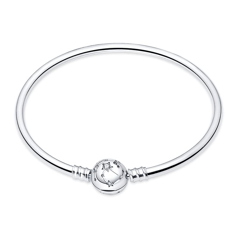 LIGHTDOG Charm Bracelet for Pandora Charms 925 Sterling Silver Snake Chain Bracelet Fit Any Charm Gift for Women