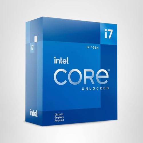 Intel® Core™ i7-12700KF Desktop Processor 12 (8P+4E) Cores up to 5.0 GHz Unlocked LGA1700 600 Series Chipset 125W
