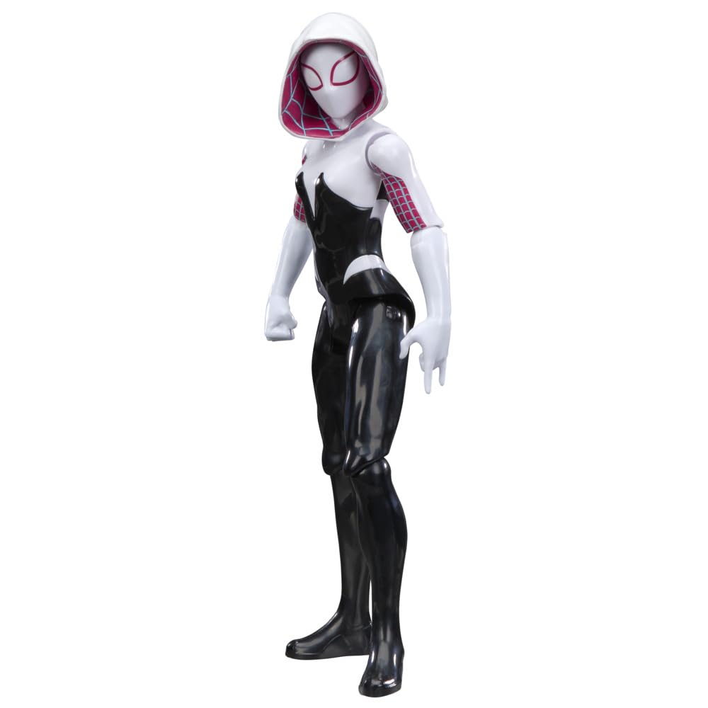SPIDER-MAN Marvel Titan Series Ghost-Spider Action Figure, 12-Inch-Scale (30 cm) Super Hero Toys for Kids Ages 4+