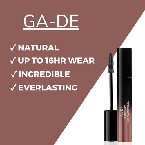 GA-DE Extremity Full Volume Mascara - Lift and Definition - Enriched with Ceramide A2 for Enhanced Lash Volume - 2-in-1 Hybrid Brush - Black - 0.4 oz