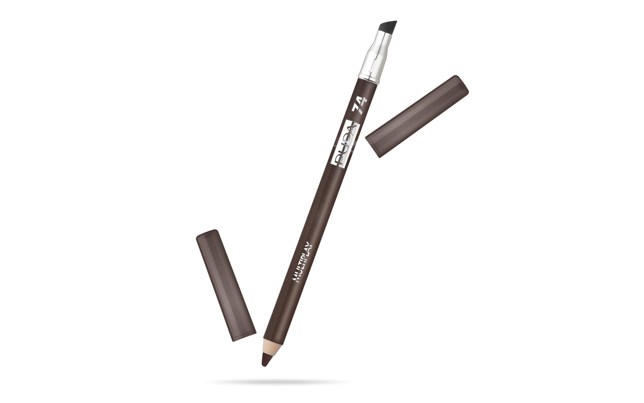 PUPA Milano Multiplay Eye Pencil - Multipurpose Pencil - Suitable For Sensitive Eyes - Soft And Smooth Texture - Paraben Free - Ophthalmologist Tested - Amazing Color - 74 I Love Brownie - 0.04 Oz