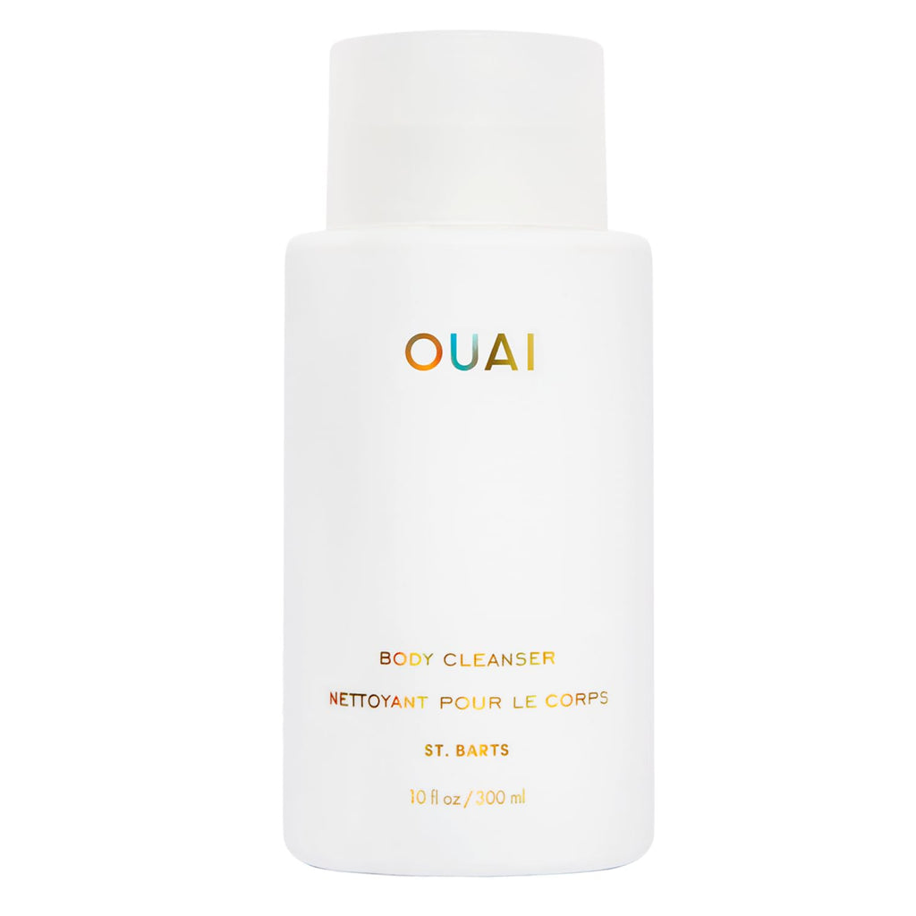 OUAI Body Cleanser, St. Barts - Foaming Body Wash with Jojoba Oil and Rosehip Oil to Hydrate, Nurture, Balance and Soften Skin - Paraben, Phthalate and Sulfate Free Skin Care Products (10 Fl Oz)