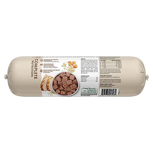 Freshpet Fresh Dog Food, Slice & Serve Roll, Complete Nutrition Chicken Recipe, 1.5 lb.