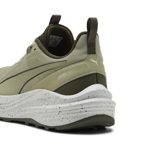 Puma Men's Flare PRO Trail Running Shoes, Dark Olive-Lux Army-Desert Dust, 11