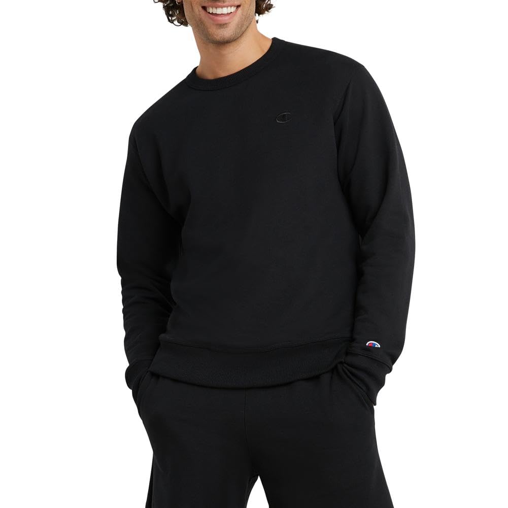 Champion Men's Crewneck, Fleece Sweatshirt, Crewneck Sweatshirts(Reg. or Big & Tall)