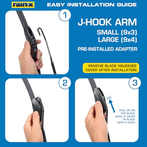 Rain-X 810336 Total Clear Beam Wiper Blades 26" & 17" Windshield Wipers for All-Weather Performance, Rubber Squeegee for Smooth Clean Wipe & Quiet Operation - 2 Pack Value