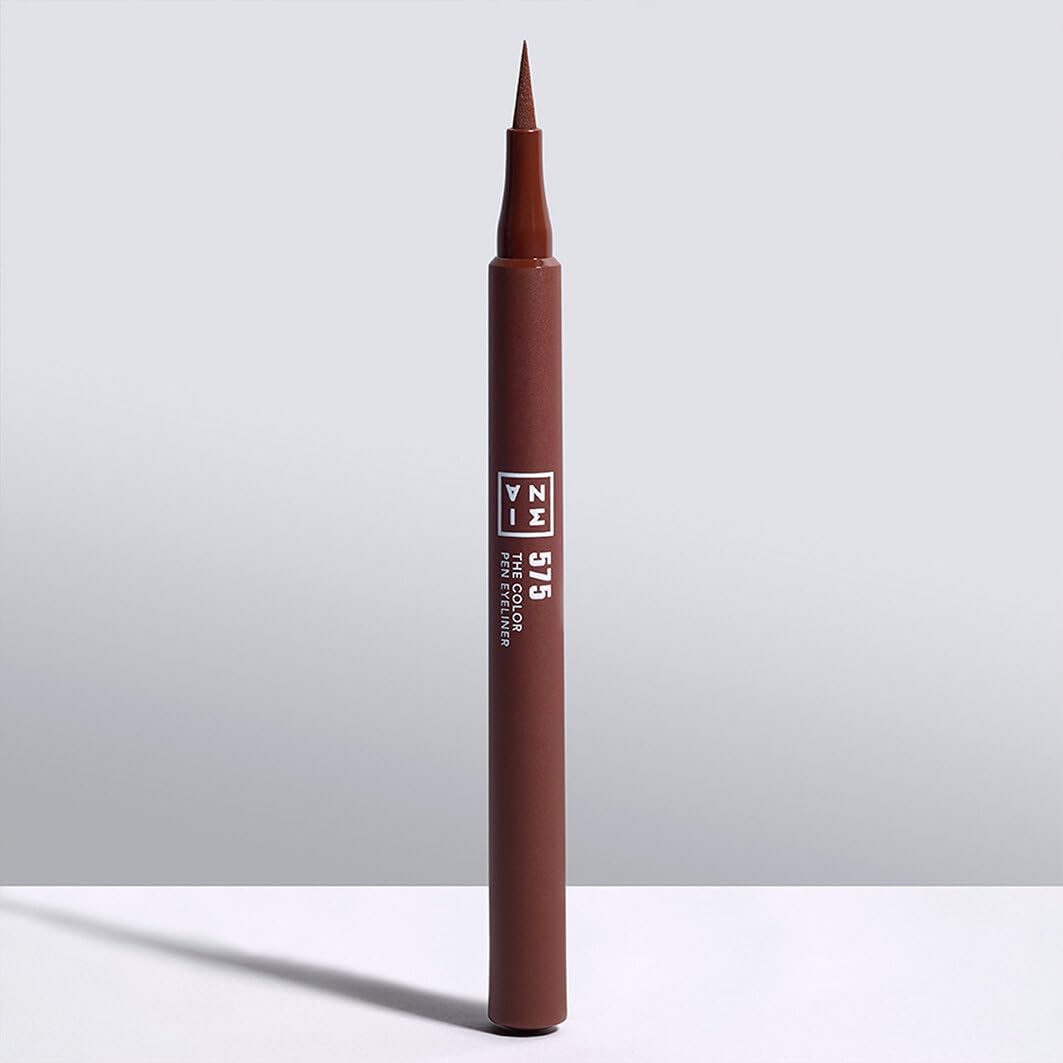 3INA The Color Pen Eyeliner - Waterproof Colorful Liquid Eyeliner Pencil for Bold Looks - Precise Felt Tip - 14 Hour Wear Eye Makeup - 575-0.034 oz