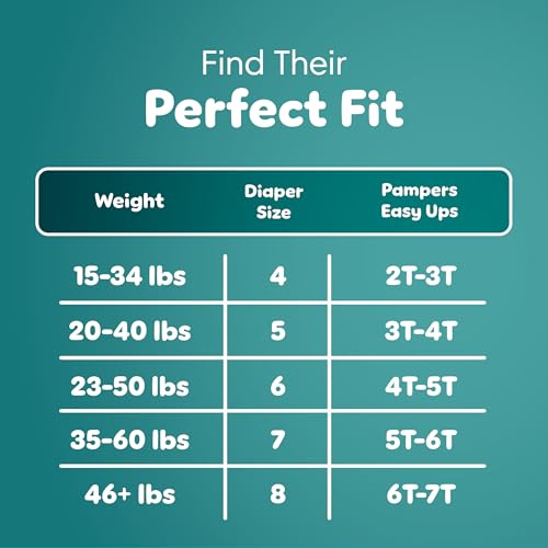Pampers Training Pants - Easy Ups Boys & Girls Bluey - Size 3T-4T, 124 Count, Children's Potty Underwear (Packaging May Vary)