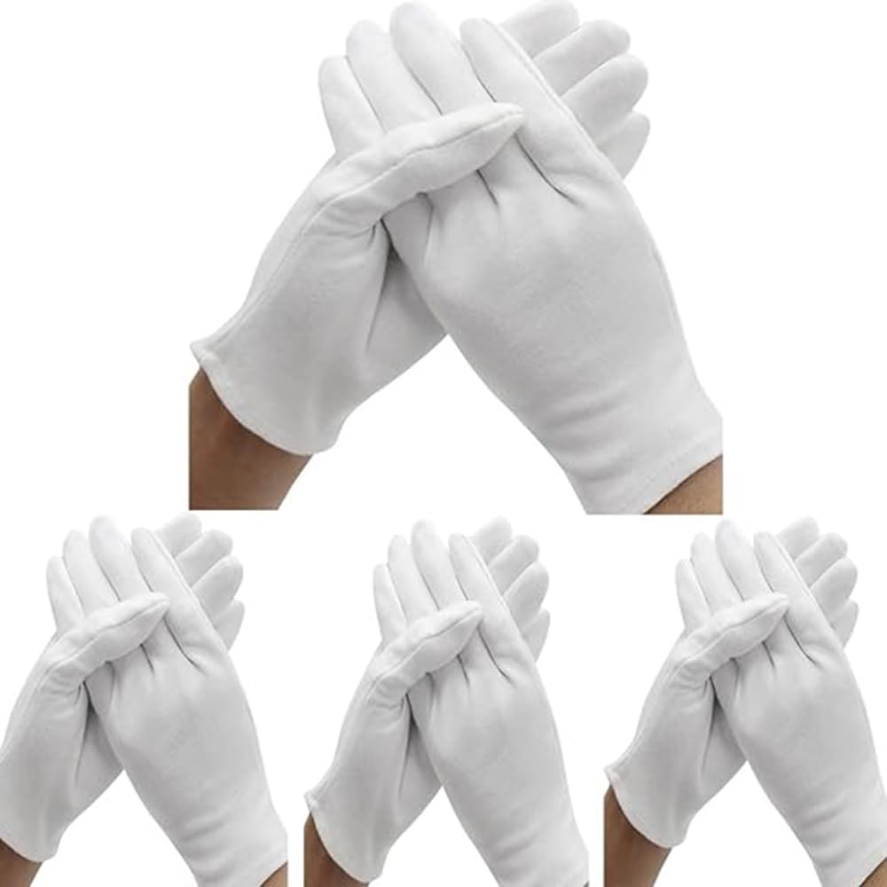 Carex Health Brands Soft Hands Cotton Gloves, Small/Medium