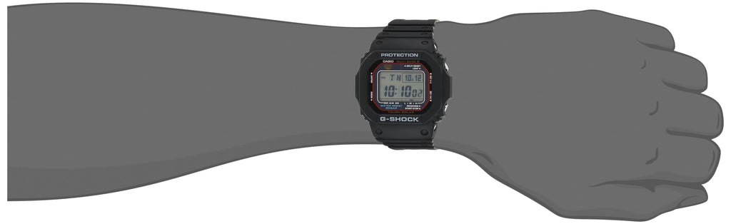 Casio G-Shock GW-M5610U-1 Men's Solar Black Resin Sport Watch