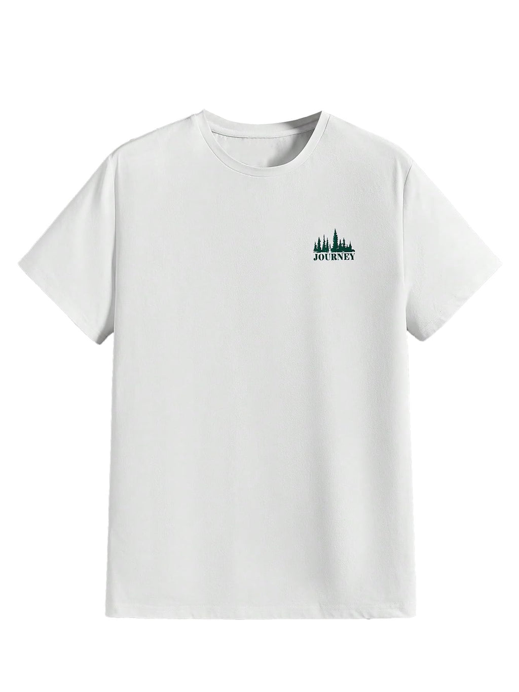 SweatyRocks Men's Graphic T Shirt Crewneck Short Sleeve Loose Casual Tee Tops White X-Small