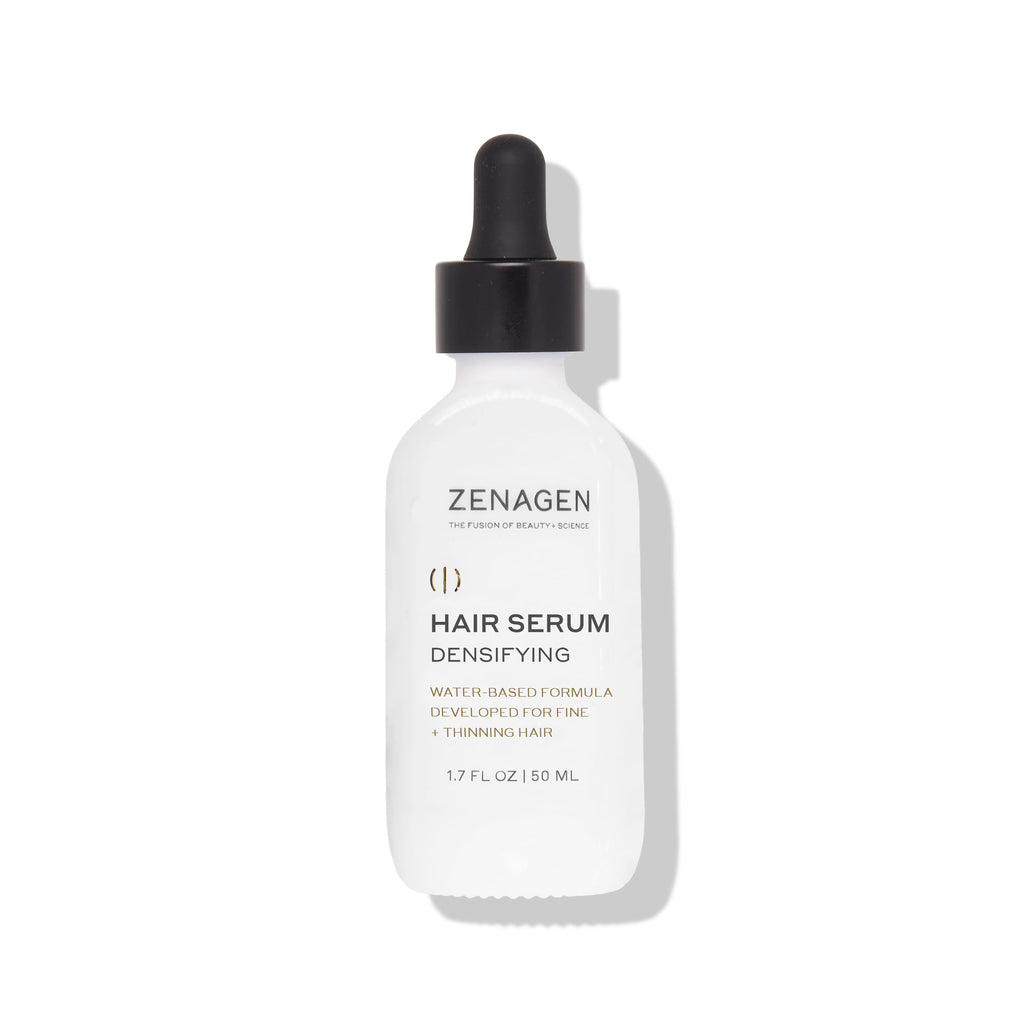 ZENAGEN Densifying Hair Serum for Fine + Thinning Hair | Boosts Hair Density, Strengthens & Nourishes Hair Follicles, Non-Greasy Water-Based Formula, Plant-Based, Vegan, All Hair Types, 1.7 oz