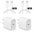 iPhone 17 16 15 Charger Fast Charging 10FT - 20W USB C Charger Block with Type C Cable Compatible with iPhone 17/17 Pro/17 Pro Max/Air/16/16e/15, iPad Pro, Air M3/M2/5/4, 11th/10th（White）