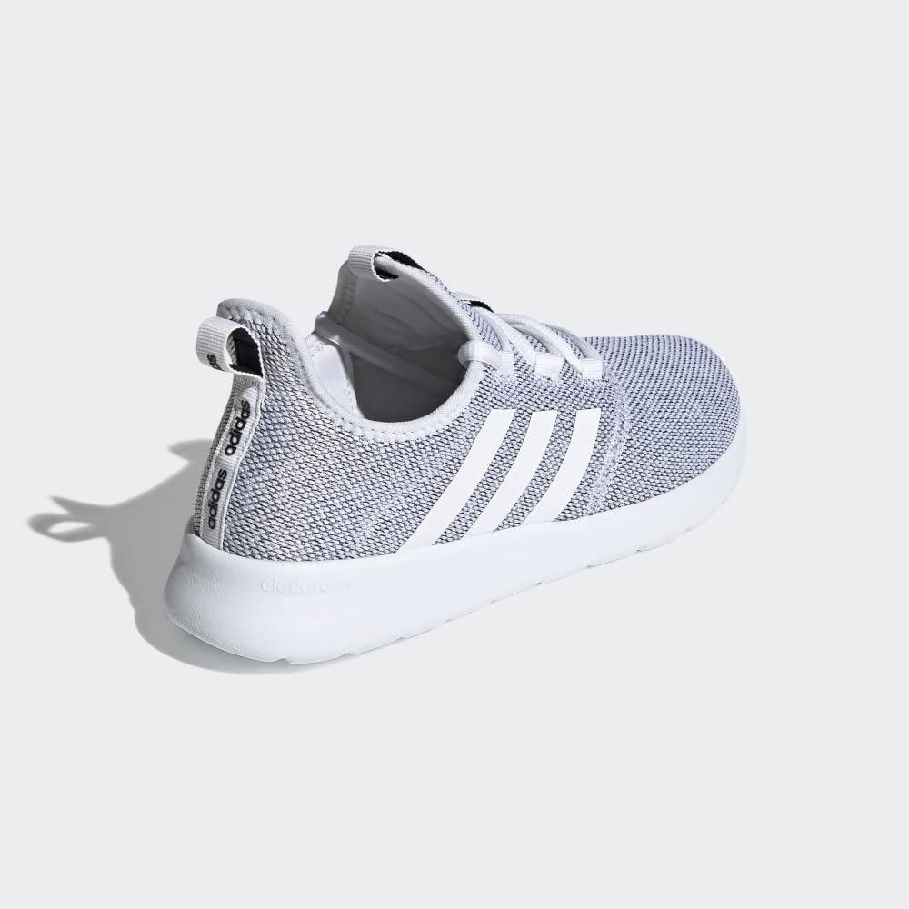 adidas Women's Cloudfoam Pure 2.0 Running Shoe, White/White/Black, 6.5