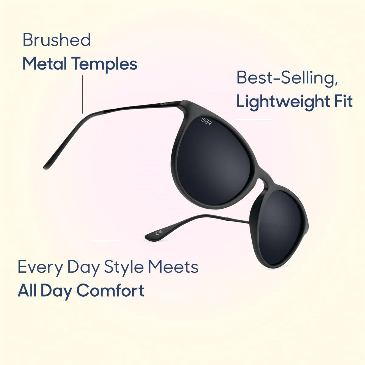 shadyrays Allure - Black Leopard/Smoke Lens, Standard Fit