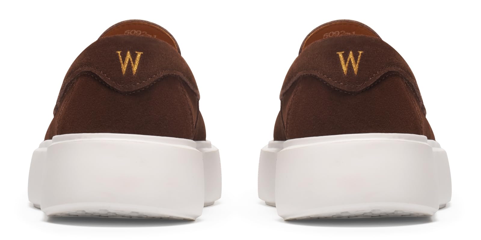 Journey West Suede Slip-on Penny Loafers Sneakers Shoes for Women Coffee US 6
