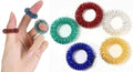 5Pcs Multicolor Finger Massage Rings Prickly Sensory Acupressure Ring, Color Professional Processed，Manual Massage Balls，Exercise One's Fingers Health Care Products Health and Household,Massage Tools