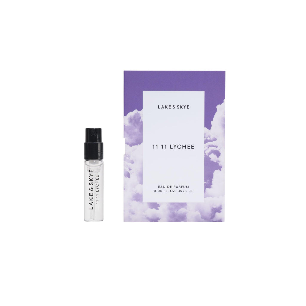 Lake & Skye - 11 11 Lychee Eau de Parfum Sample 2mL - Fruity, Musk, Amber, Vegan, Paraben-Free, Cruelty-Free