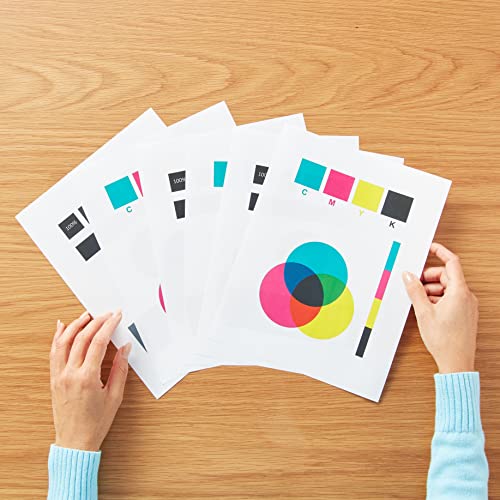 Amazon Basics Multipurpose Copy Printer Paper, 20 lb, 8.5 x 11 Inches, 8 Reams (4,000 Sheets), 92 Bright White, Great for Crisp Ink Printing