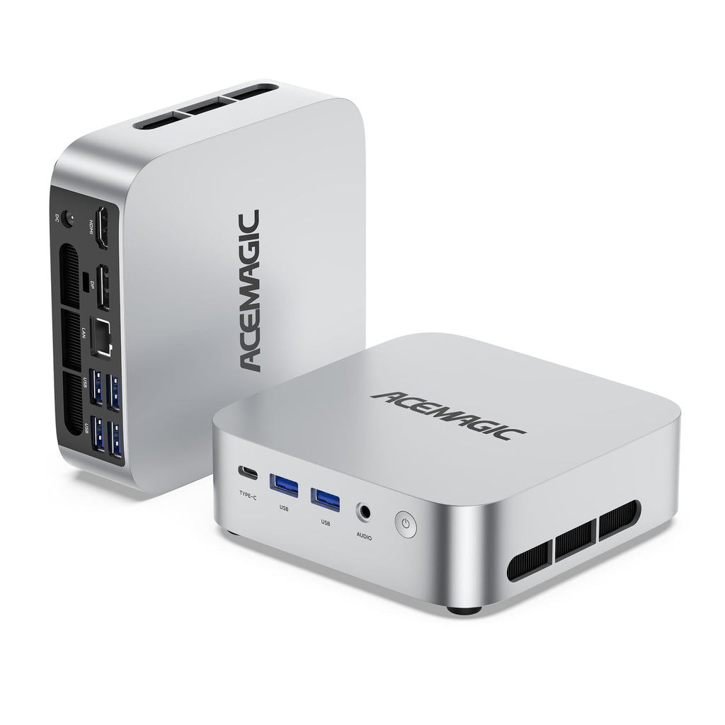 ACEMAGICIAN M1 Mini PC AMD Ryzen 7 6800H 16GB LPDDR5 512GB PCle SSD Mini Computers (8C/16T, up to 4.7GHz), Windows 11 Pro Radeon 680M 4K Triple Display Desktop Computer 3.2Type-C/LAN 2.5G/BT5.2/WiFi 6