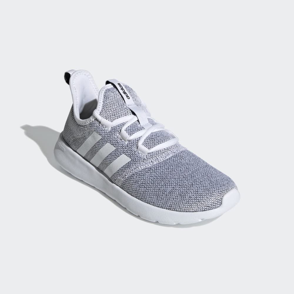 adidas Women's Cloudfoam Pure 2.0 Running Shoe, White/White/Black, 6.5