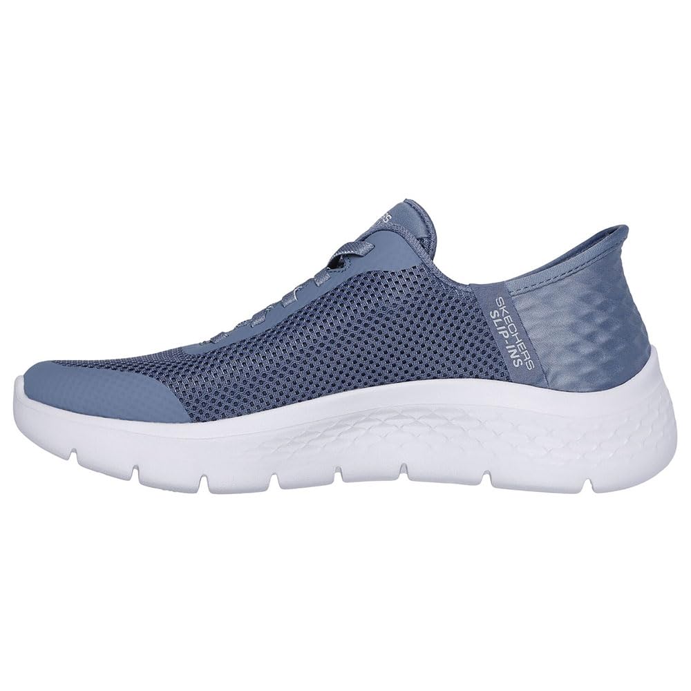 Skechers Women's Go Walk Flex Hands Free Slip-Ins - Grand Entry Sneaker, Blue, 6.5 US
