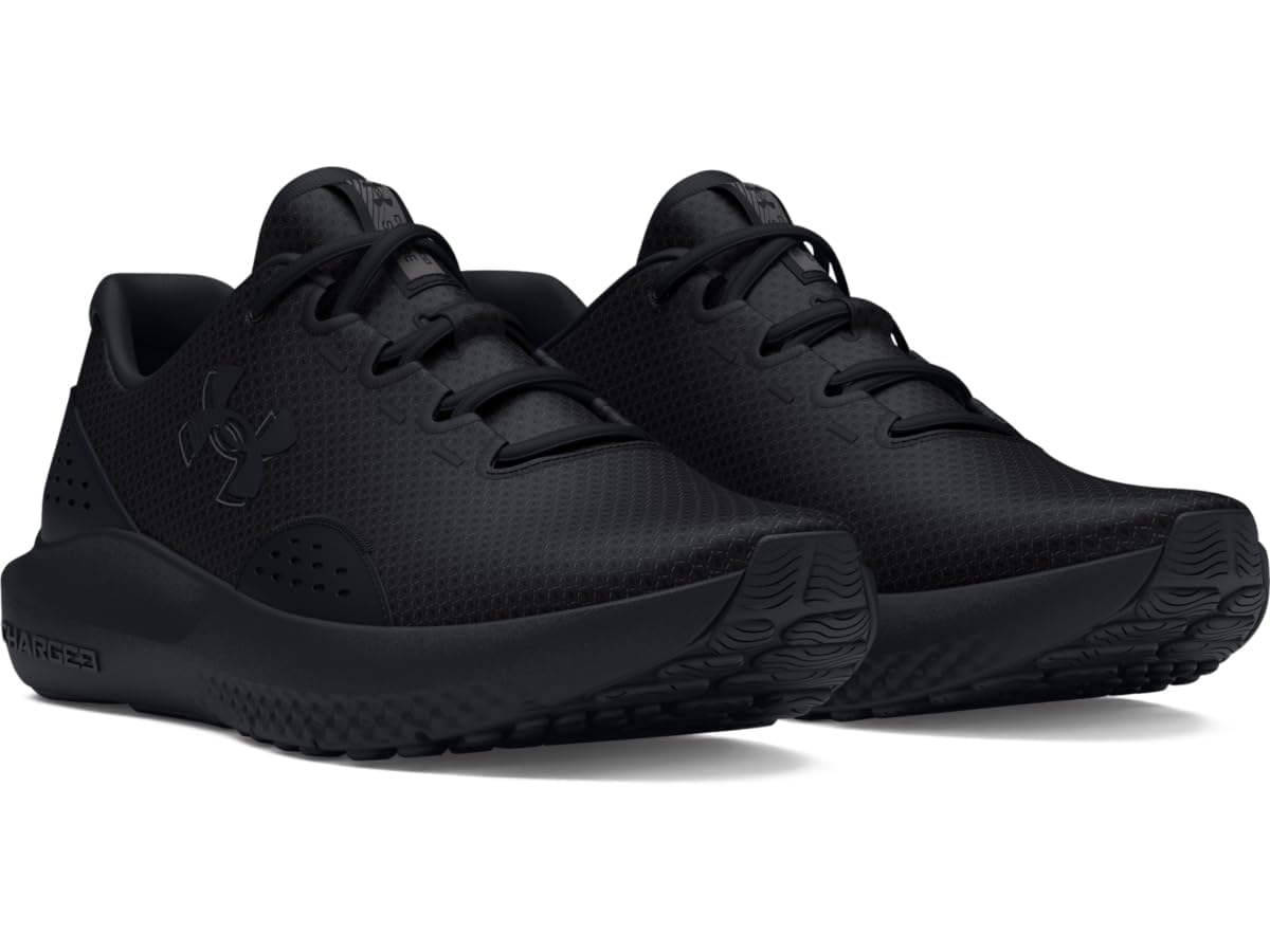 Under Armour Men's Charged Surge 4, (002) Black/Black/Black, 13, US