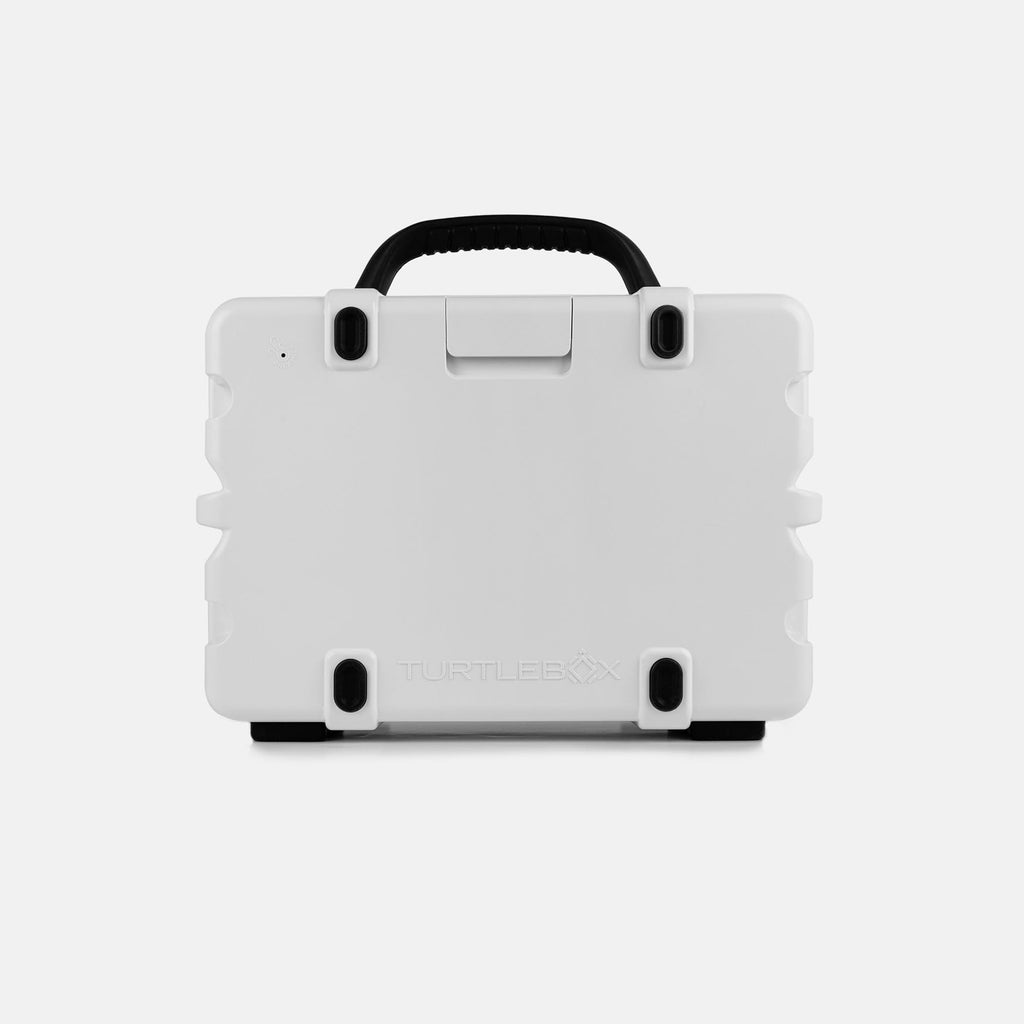 Turtlebox Original Gen 3: Portable Outdoor Bluetooth Speaker – Ultra-Loud (120dB), Waterproof (IP67), Rugged, Impact-Resistant, 3-Day Battery | Party Mode: Unlimited Pairing for Stereo Sound, White