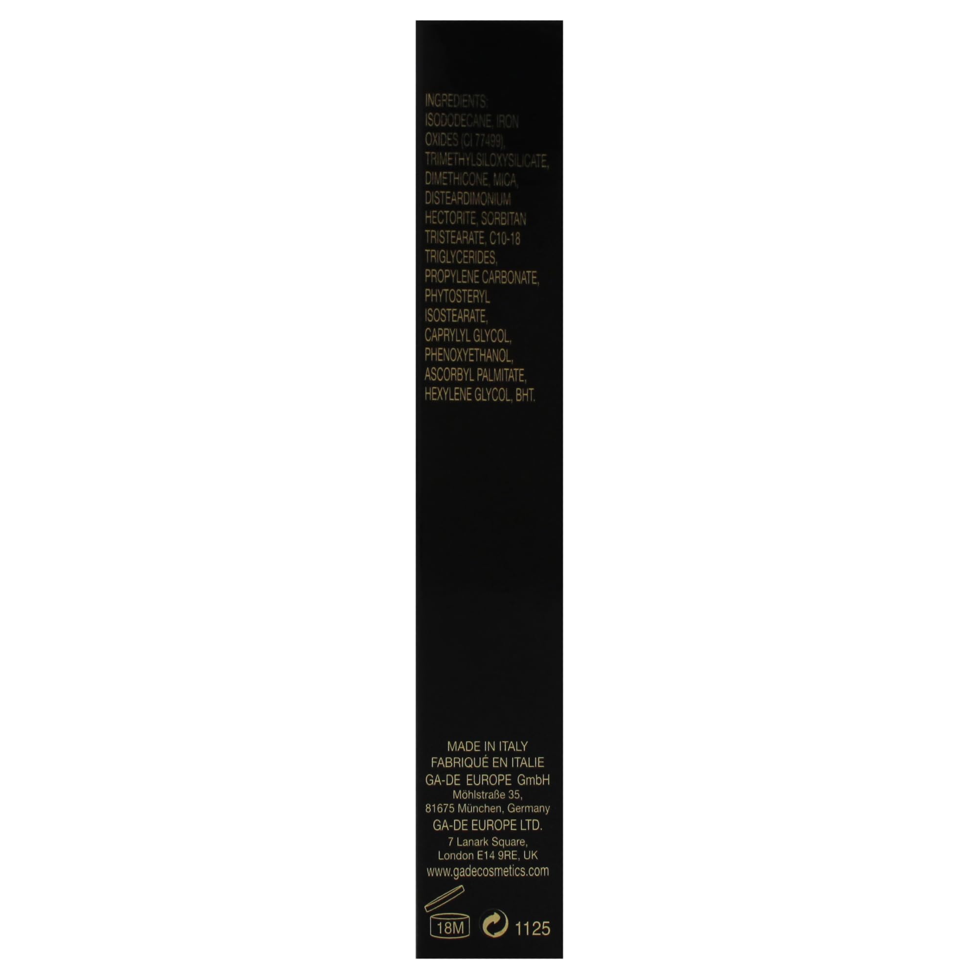GA-DE Eye Liner Intense Long Lasting - Pencil Eye Liner, Waterproof Smudge Proof - Glamorous Look That Lasts All Day and Night - Black - 0.27 oz