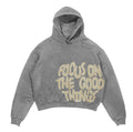 OATSBAS Men's Y2K Letter Print Hoodie Acid Wash Oversize Vintage Hoodies Hip-Hop Baggy Gothic Pullover Sweatshirt (Grey,Medium)