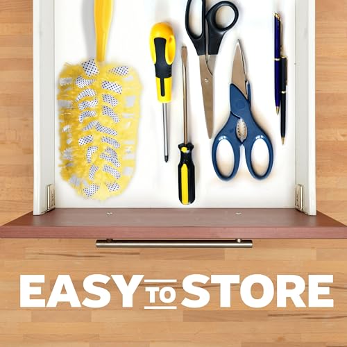 Swiffer Dusters Refill for Cleaning, Feather & Microfiber Duster Disposable Alternative, For Dusting Furniture, Blinds, Ceiling Fans, Walls, Helps Remove Allergens, Heavy Duty, Unscented, 11ct