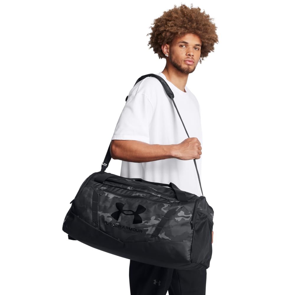 Under Armour Unisex-Adult Undeniable 5.0 Duffle, (010) Black/Black/Black, One Size Fits Most