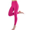 Stanpetix Leggings for Women - Women's High Waisted Workout Pants Running (Rose Pink,Full Length,L-XL)