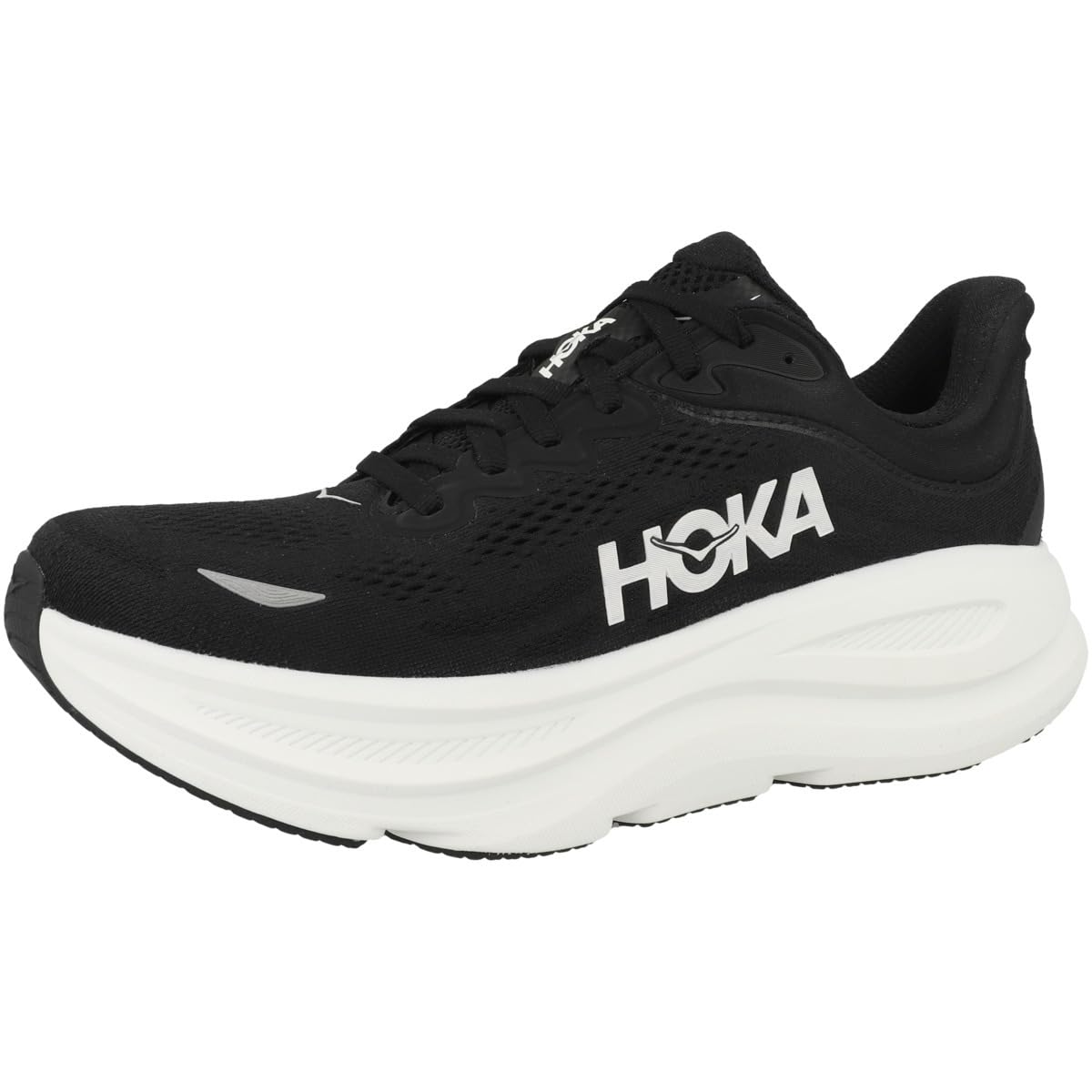 Hoka Men's Bondi 9 Black/White 9.5 Medium