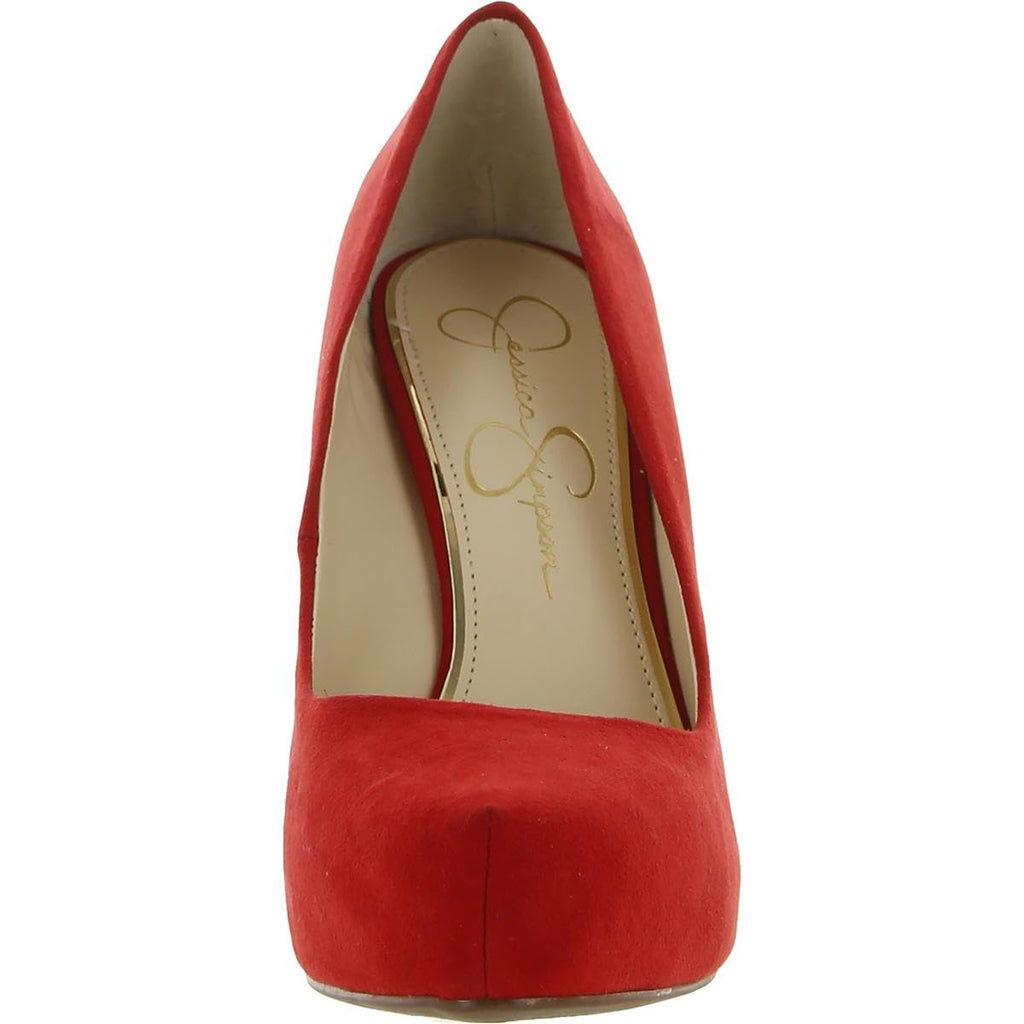 Jessica Simpson Women's Parisah Pump, Red Mousse, 5.5