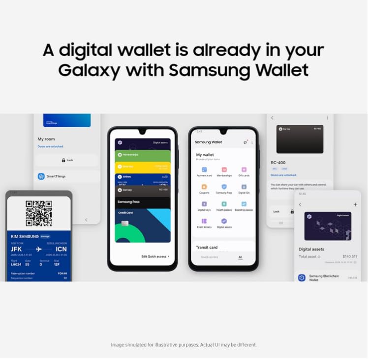 SAMSUNG Galaxy A16 5G, Android Smartphone, AMOLED Display, Fast Charging, Expandable Storage, US Version, Blue Black, only for T-Mobile Network