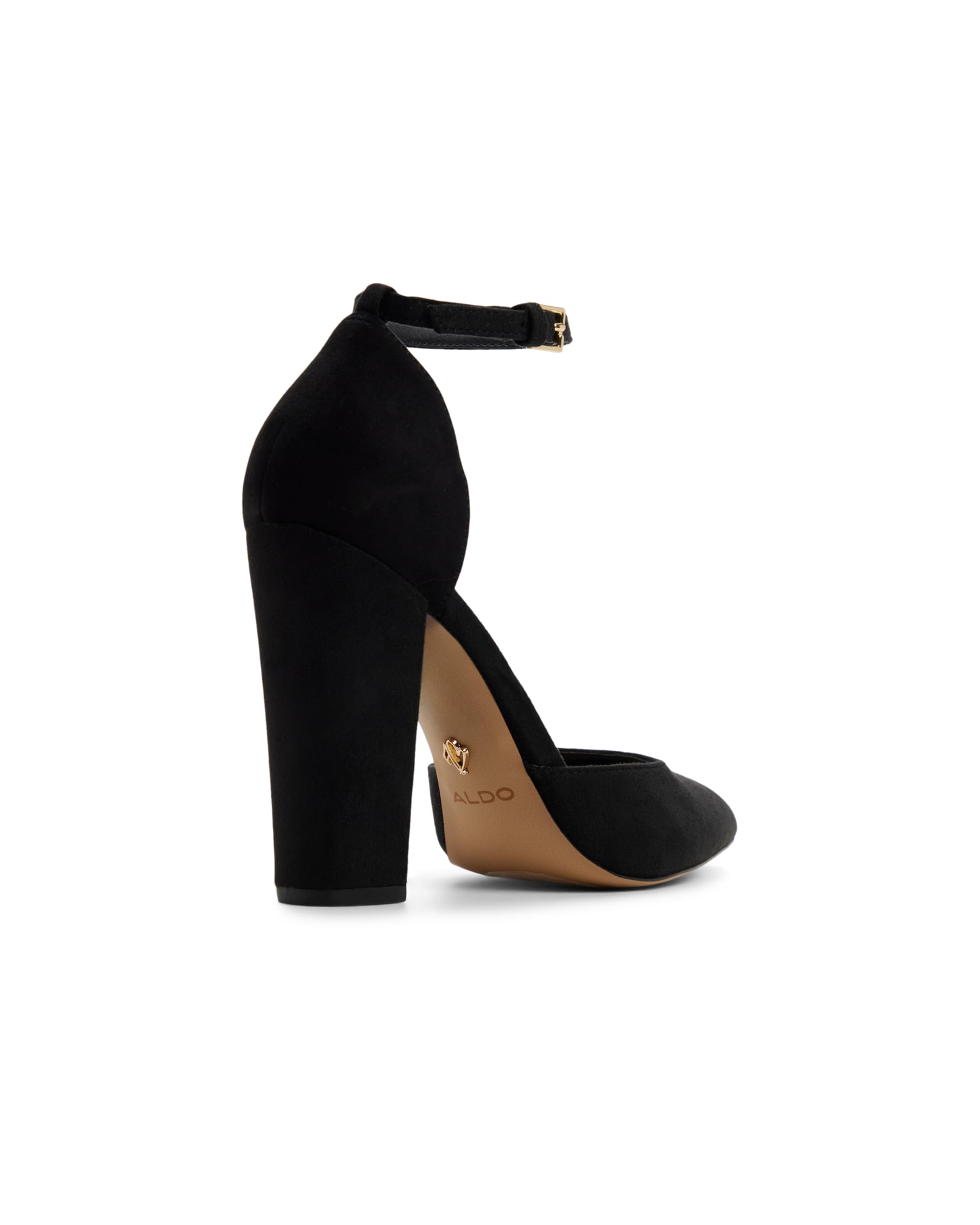 ALDO Women's Nicholes Block Heel Pumps, Black Other, 8