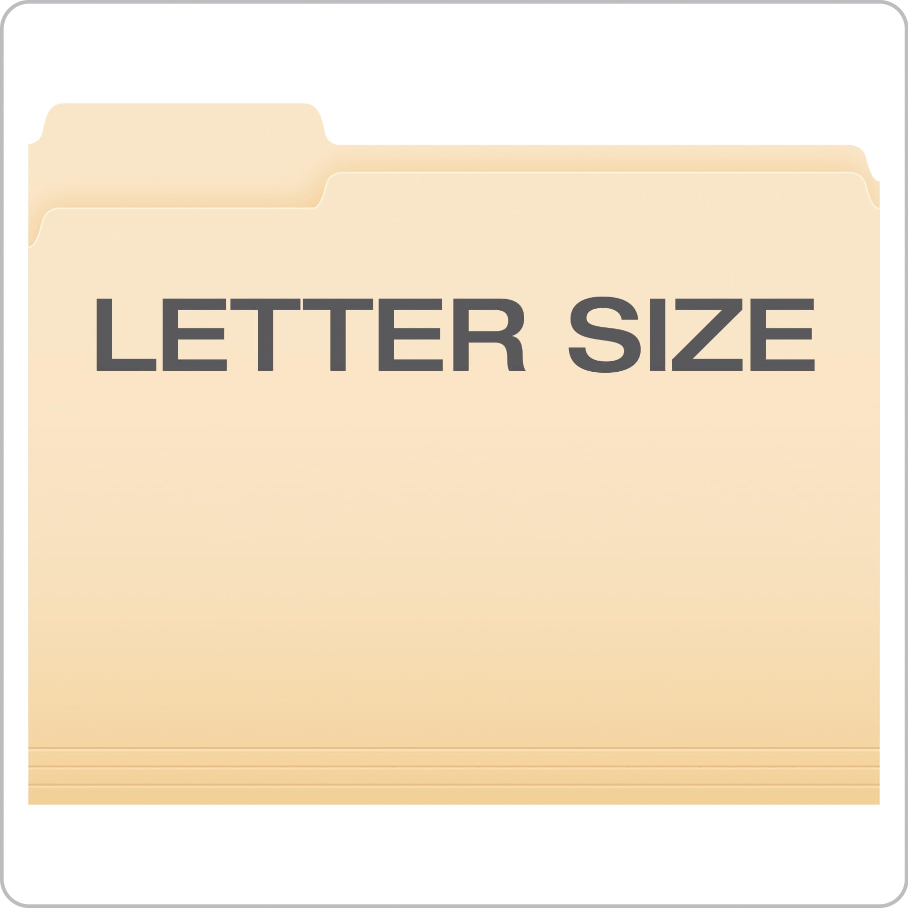 Pendaflex File Folders, Letter Size, 1/3 Cut, Manila, 250 per Box (752250)
