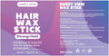 SWEET VIEW Hair Wax Stick & Slick Back Hair Brush for Tame Flyaways, Frizz, Sleek Ponytails, Buns | Pomade/Balm/Gel Stick for Woman, Styling Accessories for Girls