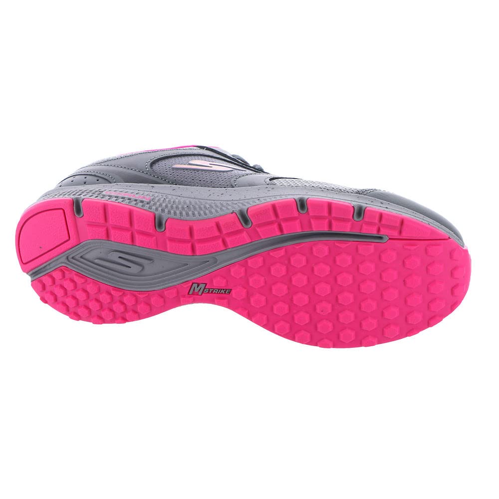 GO Run CONSISTENT - Vivid Horizon, Gray/Pink, 9.5 Wide