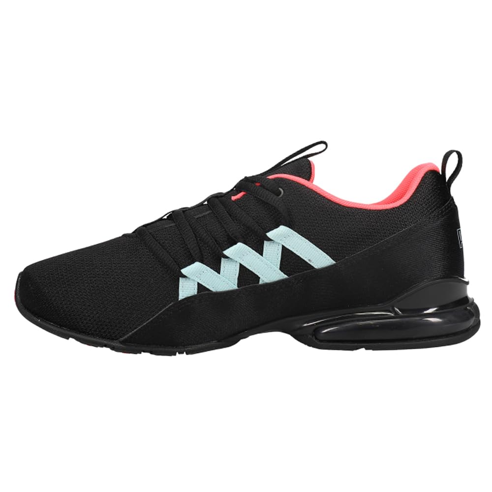 PUMA Women's RIAZE PROWL Sneaker, Puma Black-Ignite Pink-Aquamarine, 8