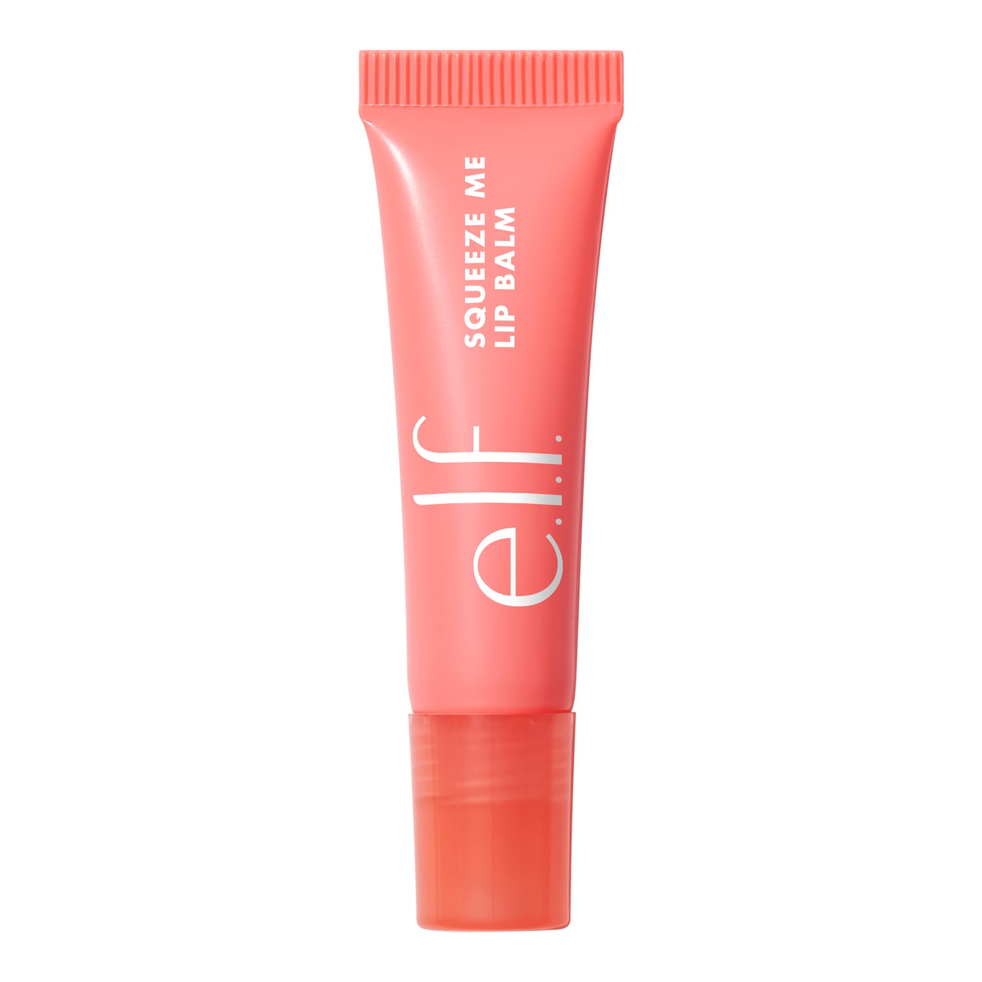 e.l.f. Squeeze Me Lip Balm, Moisturising Lip Balm For A Sheer Tint Of Colour, Infused With Hyaluronic Acid, Vegan & Cruelty-free, Strawberry
