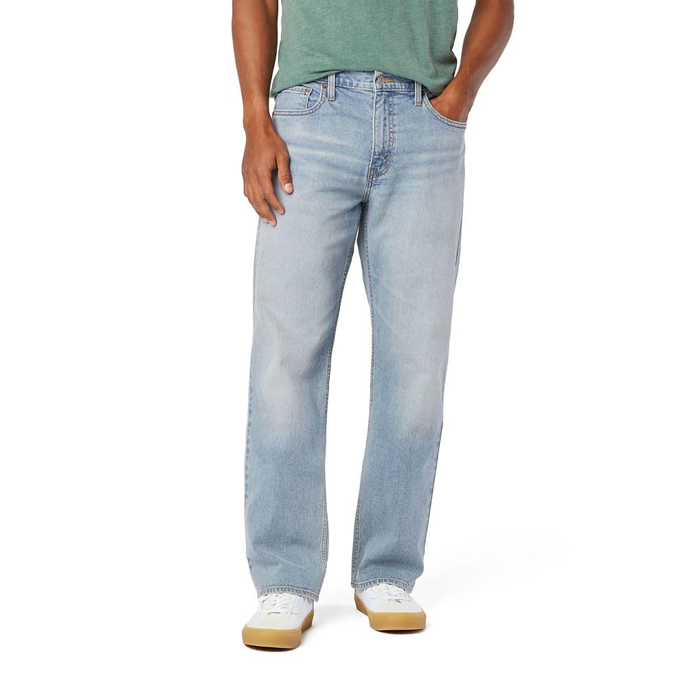 Levi Strauss Signature Gold Men's Loose Fit Jeans, Point Loma, 42Wx34L