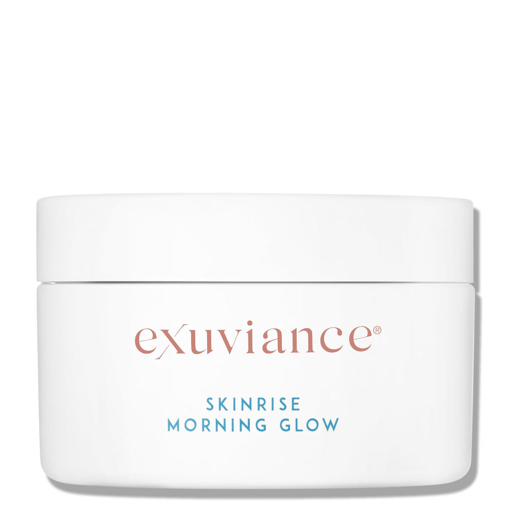 EXUVIANCE SkinRise Morning Glow, Anti Aging Facial Toning Pads |Gently Exfoliates and Hydrates Skin's Moisture Barrier, with PHA/Bionics, Green Tea & Cucumber Extract, 1.7 Fl oz