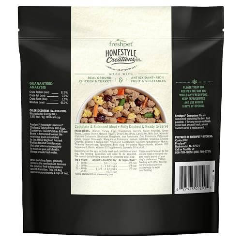 FRESHPET HOMESTYLE Creations Chicken & Turkey Recipe 1 LB