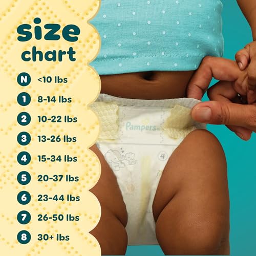 Pampers Swaddlers Disposable Baby Diapers Size 1, 198 Count with Sensitive Water Based Baby Wipes 4X Pop-Top Packs (336 Count)